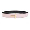 TOM FORD LUXURIOUS 100% LEATHER BELT IN PINK & PURPLE FOR WOMEN