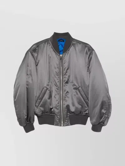 TOM FORD LUXURIOUS SILK SATIN BOMBER JACKET