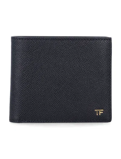Tom Ford Luxury Leather Wallet For Men In Black