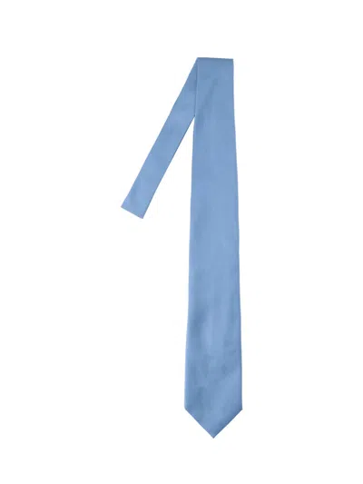 Tom Ford Luxury Mulberry Silk Tie For Men In Light Blue