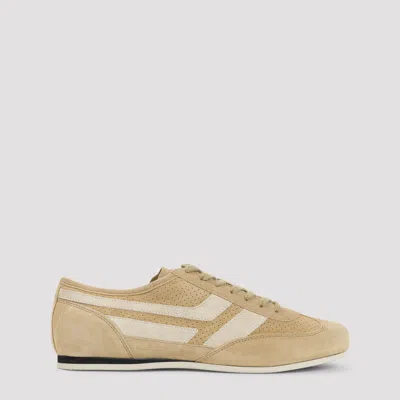 Tom Ford Luxury Suede Sneakers For Men In Brown