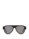 Tom Ford Lyle 02 Shield Sunglasses In Black