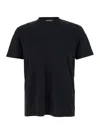 Tom Ford Black Stretch Cotton Crew Neck T-shirt