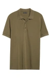 Tom Ford Lyocell & Cotton Piqué Polo In Green