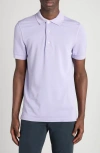 Tom Ford Lyocell & Cotton Piqué Polo In Purple