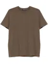 Tom Ford Regular Fit T-shirt In Lyocell And Cotton