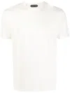 Tom Ford Placed Rib Slim-fit Lyocell And Cotton-blend Jersey T-shirt