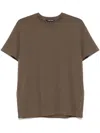 Tom Ford Regular Fit T-shirt In Lyocell And Cotton