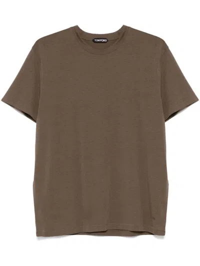 TOM FORD LYOCELL AND COTTON REGULAR FIT T-SHIRT