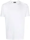 Tom Ford Placed Rib Slim-fit Lyocell And Cotton-blend T-shirt