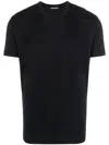Tom Ford Black Stretch Cotton Crew Neck T-shirt