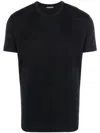 Tom Ford Black Stretch Cotton Crew Neck T-shirt