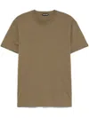 Tom Ford Slim-fit Lyocell And Cotton-blend Jersey T-shirt In Green