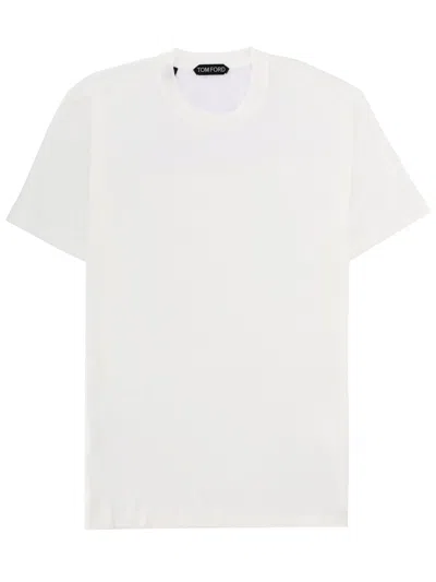 TOM FORD LYOCELL AND COTTON T-SHIRT