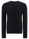 TOM FORD TOM FORD LYOCELL BUTTONED T-SHIRT