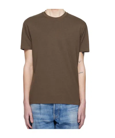 Tom Ford Short Sleeved Crewneck T-shirt In Multi
