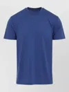 Tom Ford Lyocell Cotton Short Sleeve Crew Neck T-shirt In Blue