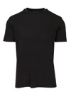 Tom Ford Lyocell Cotton Short Sleeve Crewneck T-shirt Black