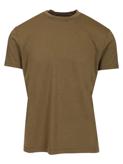 TOM FORD CREWNECK T-SHIRT GREEN