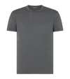 Tom Ford Lyocell-cotton T-shirt In Gray