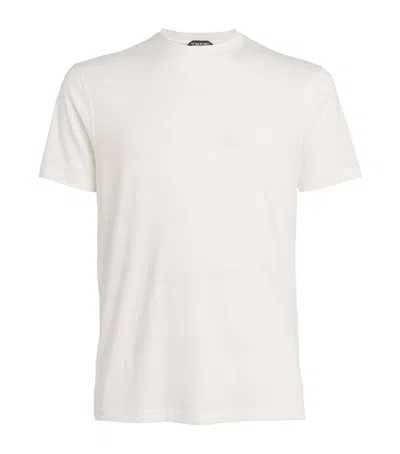 TOM FORD LYOCELL-COTTON T-SHIRT