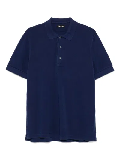 TOM FORD TOM FORD LYOCELL PIQUET POLO SHIRT