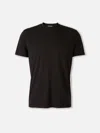 Tom Ford Round Collar Logo T-shirt In Black