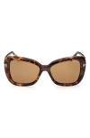 Tom Ford Maeve Roviex Butterfly Ladies Sunglasses Ft1008 55j 55
