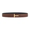Tom Ford Logo Buckle Reversible Belt Belts Multicolor