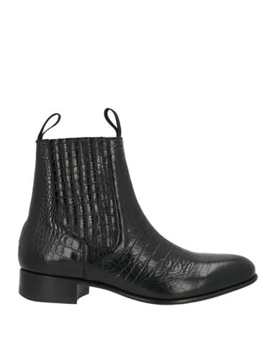Tom Ford Man Ankle Boots Black Size 7 Calfskin