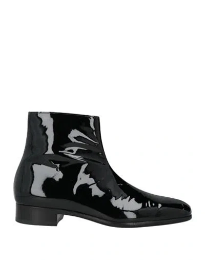 Tom Ford Man Ankle Boots Black Size 8 Cow Leather
