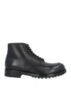 Tom Ford Man Ankle Boots Black Size 9 Leather