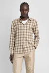 Tom Ford Men's Gradient Check Western Button-down Shirt In Beige