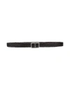 Tom Ford Man Belt Dark Brown Size 45.5 Leather