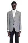 Tom Ford Prince Of Wales-pattern Blazer In Black&white