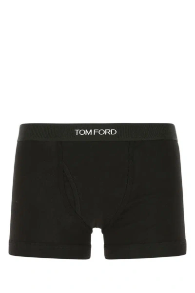 Tom Ford Man Black Stretch Cotton Boxer