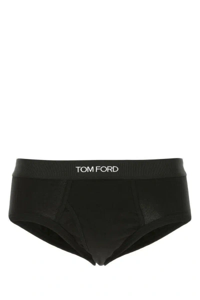 Tom Ford Man Black Stretch Cotton Slip