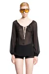 Tom Ford Silk Button-up Shirt In Black