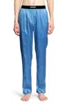 Tom Ford Silk Pyjama Pants In Blue