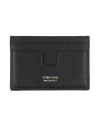 Tom Ford Man Cardholder Black Size - Calfskin