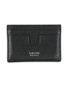 Tom Ford Man Cardholder Black Size - Calfskin