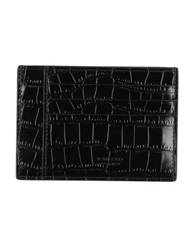Tom Ford Man Cardholder Black Size - Calfskin