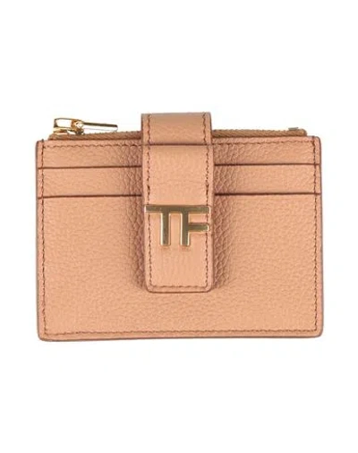 Tom Ford Man Cardholder Blush Size - Leather In Pink