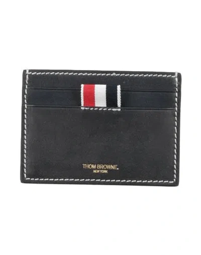 Tom Ford Man Cardholder Charcoal Size - Cowhide In Gray