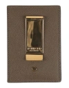 Tom Ford Man Cardholder Khaki Size - Calfskin