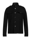 Tom Ford Man Coat Black Size 40 Wool In Black