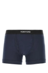 Tom Ford Boxer With Logo And Stretch Design In Blue