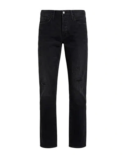 Tom Ford Man Jeans Black Size 36 Cotton, Polyurethane
