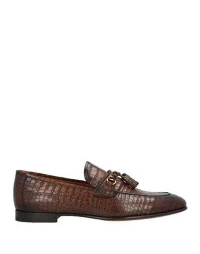 Tom Ford Man Loafers Brown Size 8 Calfskin