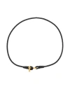 Tom Ford Man Necklace Black Size - Leather